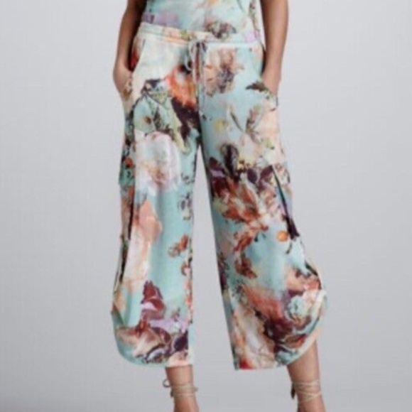 Jean Paul Gaultier Soleil • Floral Print Cargo Pants - Picture 10 of 10